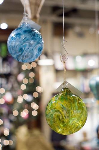 Multi-color transparent twist ornaments, colors come alive in a bright sunny window! Approx. 3"w x 4"h